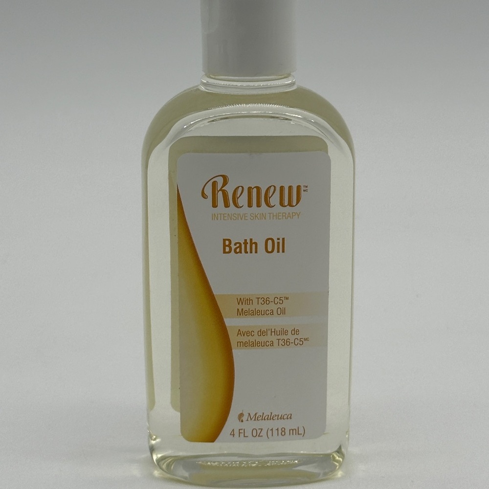 Melaleuca Renew Intensive Skin Therapy Bath‎ Oil 4oz w/ Melaleuca Tea Tree Oil